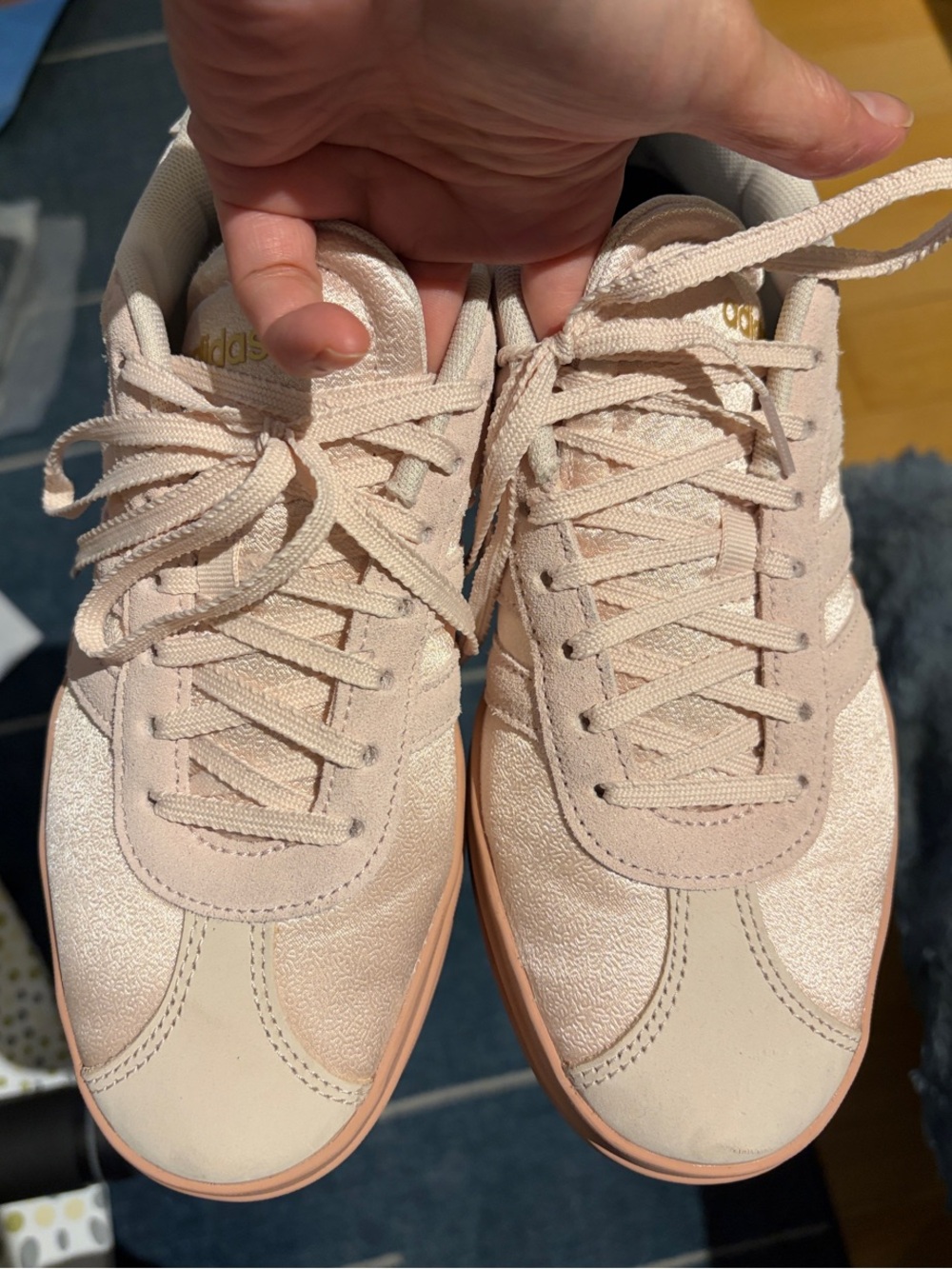 Adidas Women's Sneakers Size US 7.5 Pale Pink